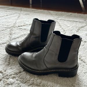 Grey boots
